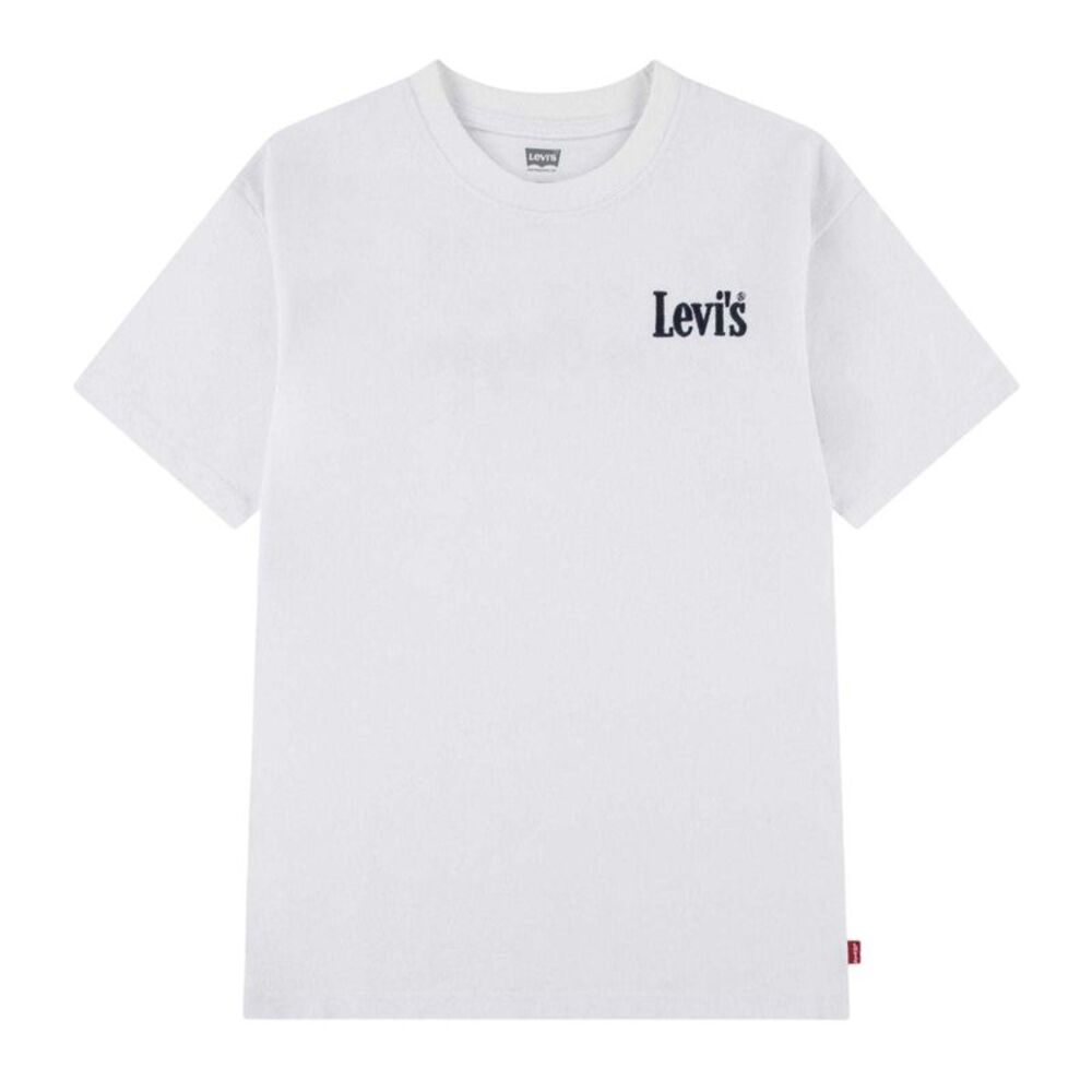Levis Childrens/Kids Aquatic Lounge Graphic Print T-Shirt / White